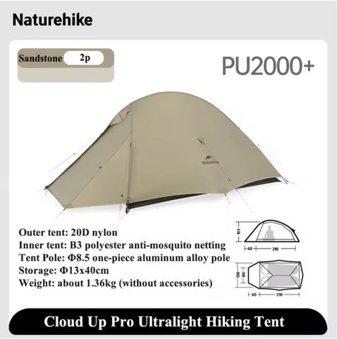 Image of Naturehike Cloud Up 1/2 Pro Tent