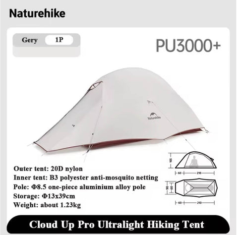 Image of Naturehike Cloud Up 1/2 Pro Tent