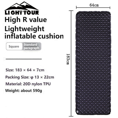 Image of Matelas de couchage Light Tour R3.5/R5.8 en nylon 20D