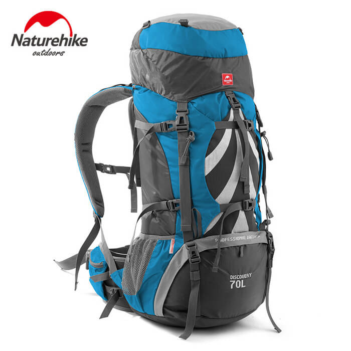 Sac à dos d'escalade Naturehike 70L grande capacité