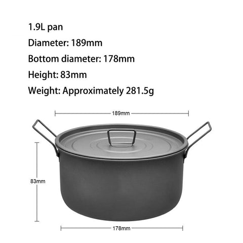 Image of Poêle Whislux en titane 1,9 L