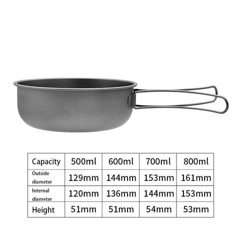 Image of Whislux Titanium Folding Pan