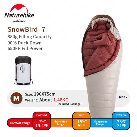 Image of Naturehike SnowBird Sleeping Bag