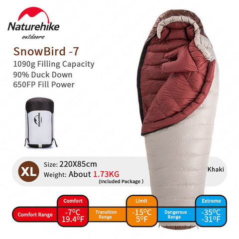 Image of Naturehike SnowBird Sleeping Bag