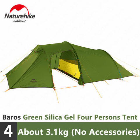 Image of Tente tunnel Naturehike Opalus 2/3/4