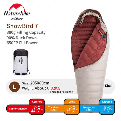 Image of Naturehike SnowBird Sleeping Bag