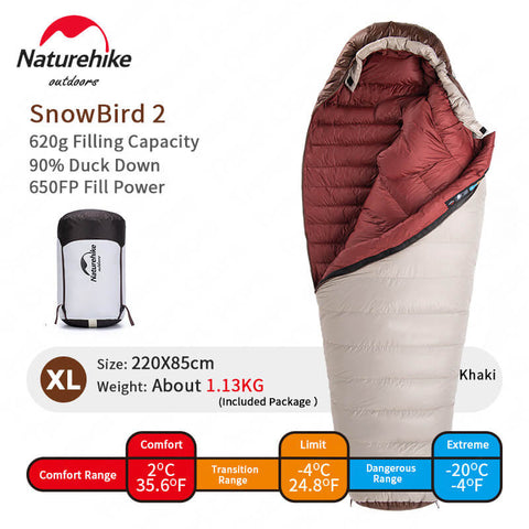 Image of Naturehike SnowBird Sleeping Bag