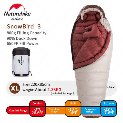 Image of Naturehike SnowBird Sleeping Bag