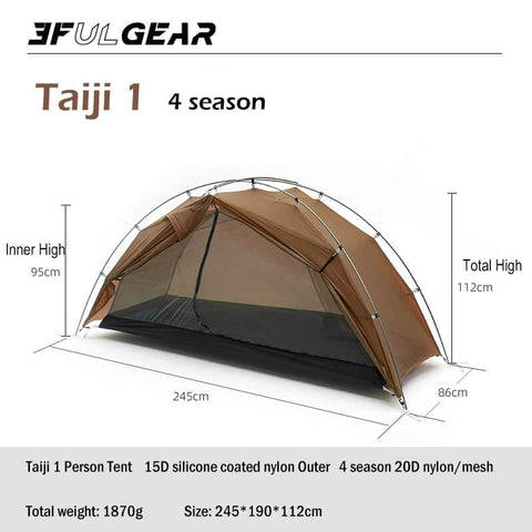 Image of 3F UL Gear Taiji 1 Tent