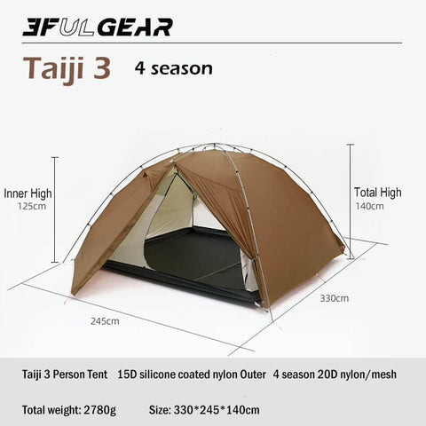 Image of 3F UL Gear Taiji 3 Tent