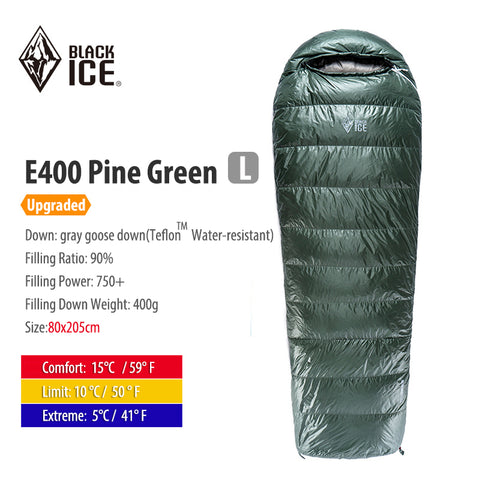 Image of Blackice E Series Envelope Goose Down Sleeping Bag