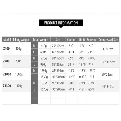 Image of Blackice Z Series Mummy Sleeping Bag