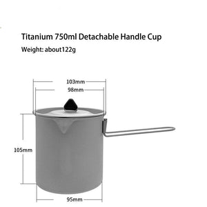 Whislux 750ml Titanium 750ml Cup
