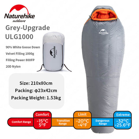 Image of Naturehike ULG400/700 Sleeping Bag Upgraded